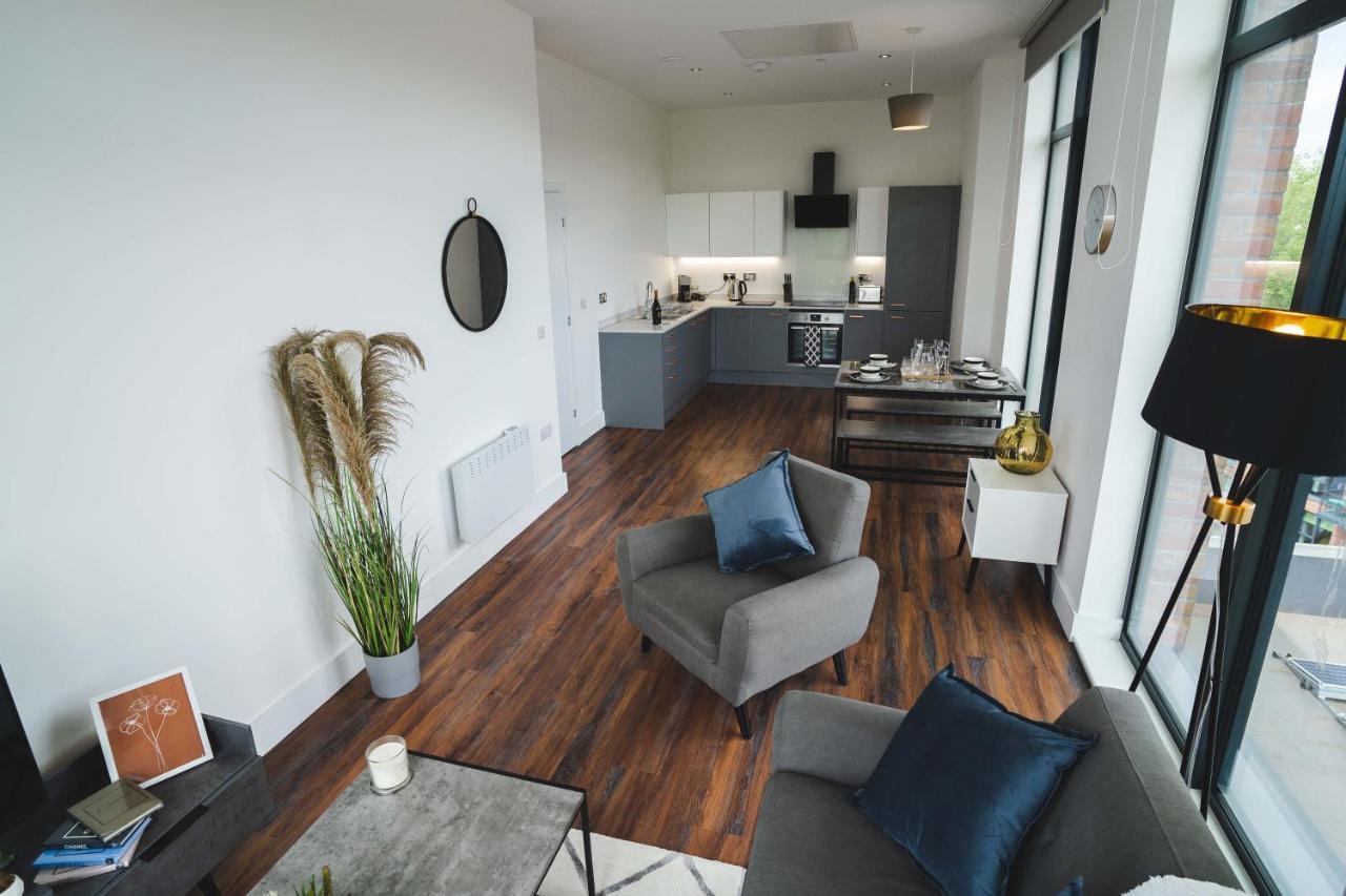 Modern 2-Beds - City Centre - Free Wi-Fi - New - Sheffield Buitenkant foto