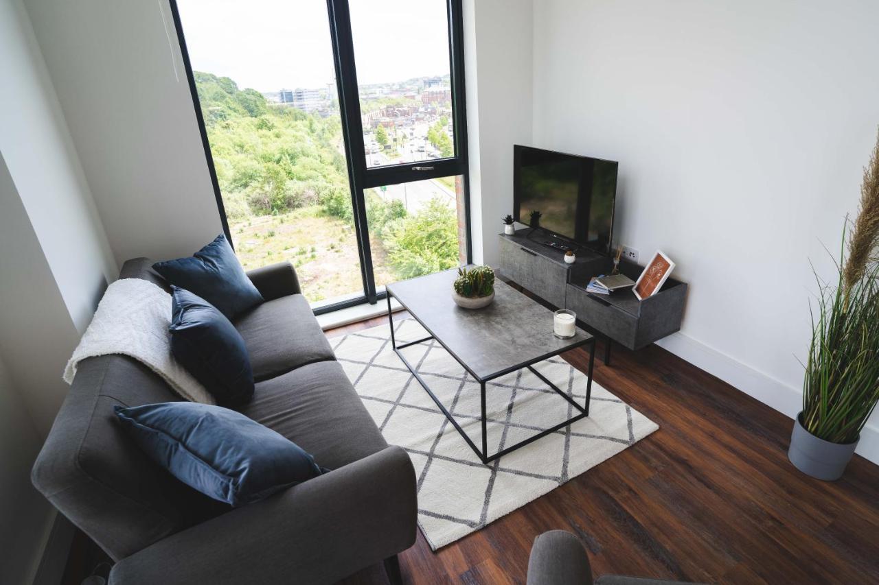 Modern 2-Beds - City Centre - Free Wi-Fi - New - Sheffield Buitenkant foto